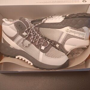 Timberland Women's Solar Wave Mid Light Grey Mesh Size 8 Never Worn!